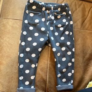 Zara Toddler Girls Fleece Pants size 18-24 months